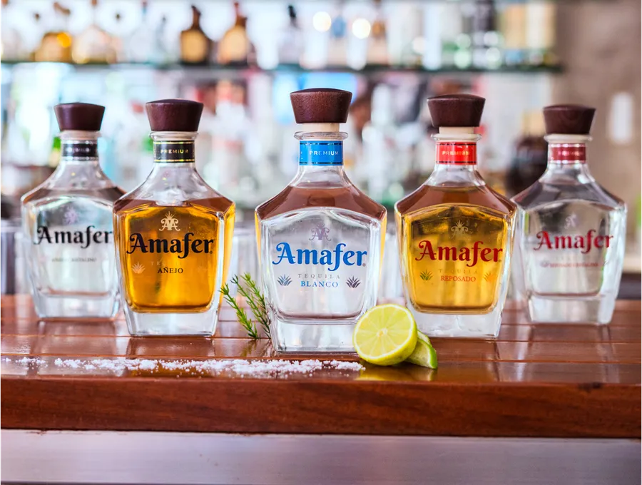 The full line: blanco, reposado, añejo and both cristalinos
